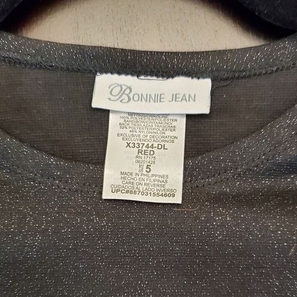 Bonnie Jean Metallic Girls Dress - Picture 5 of 6